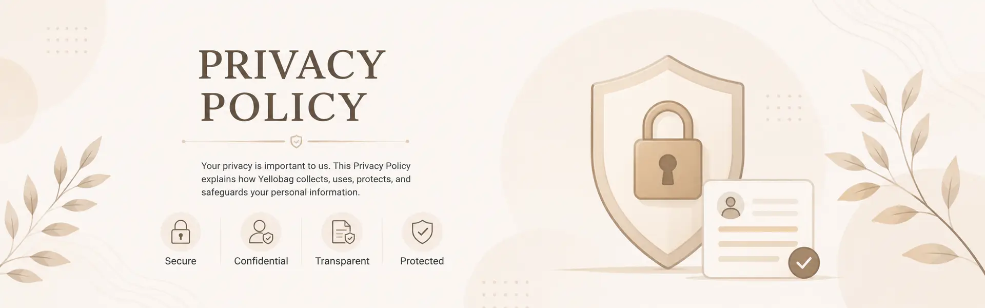 Yellobag Privacy Policy