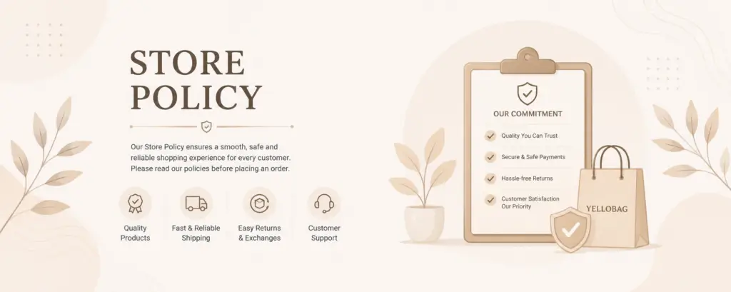 yellobag store policy