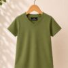KD001 (2) Olive V-Neck Tee