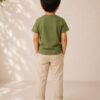 KD001 (4) Olive V-Neck Tee