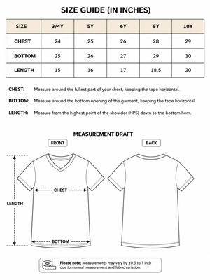KDSIZE_GUIDE_300x400 Olive V-Neck Tee