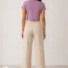 Muted rose panel play crop top