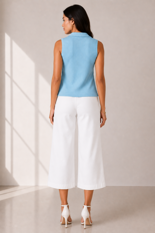 LS005 (5) Edge collar tank top