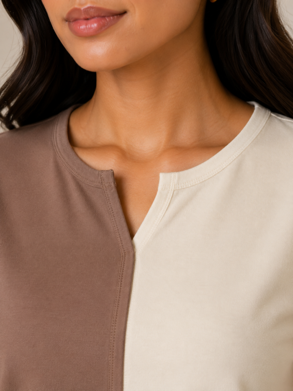 LS006 (1) Split shade crop top