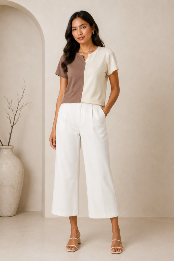 LS006 (4) Split shade crop top