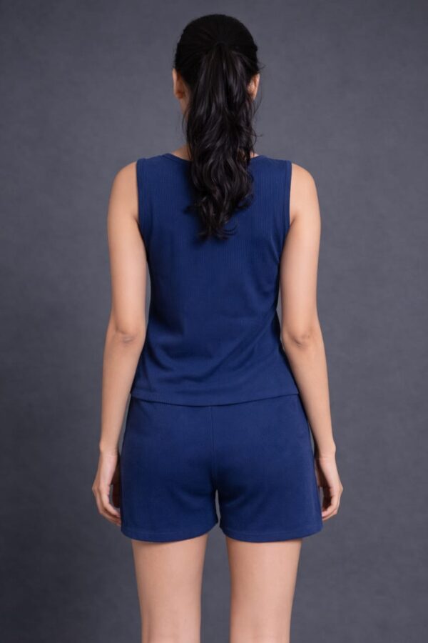 LS013 Blueberry V- Lounge Set