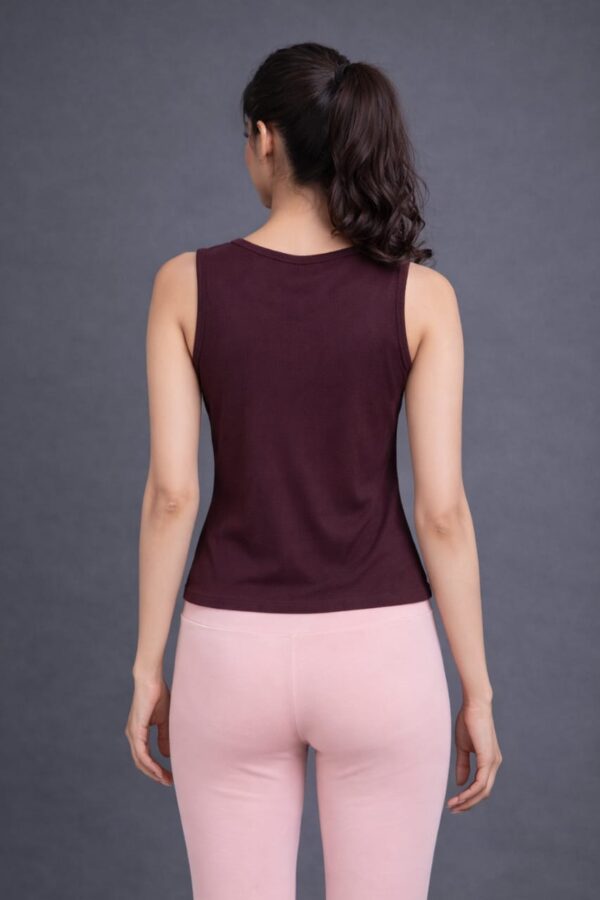 LS023 (1) Wine Soft Tank Top