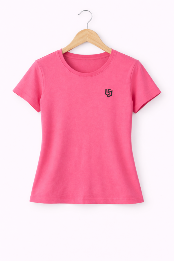 LS024 (2) Blush Softline Round Neck T-shirt