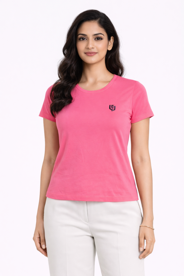 LS024 (3) Blush Softline Round Neck T-shirt