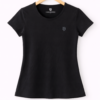 LS025 (3) Nightfall black Round Neck T-shirt