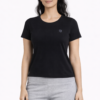 LS025 (4) Nightfall black Round Neck T-shirt