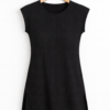 LS026 (2) Black Fusion Slit Top