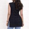 LS026 (7) Black Fusion Slit Top