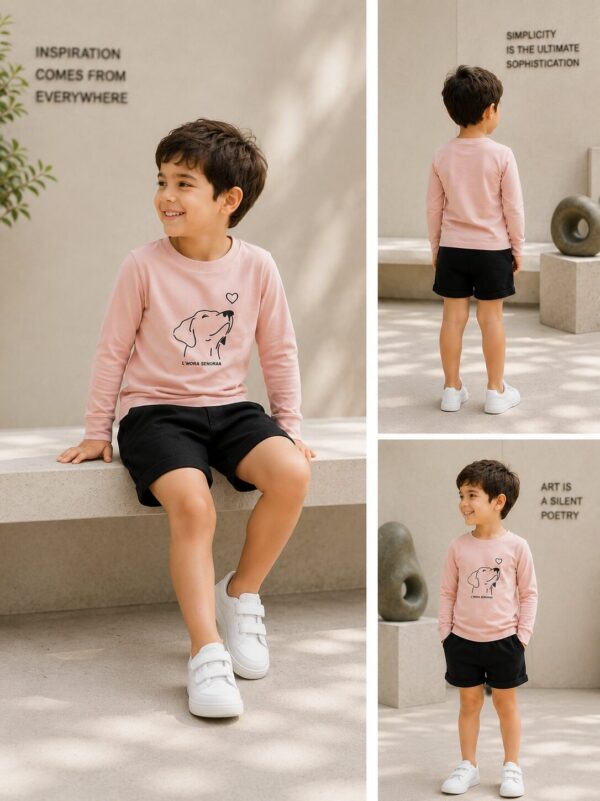 KD014 (1) PawBliss Kids Co-ord Set for Boys and Girls