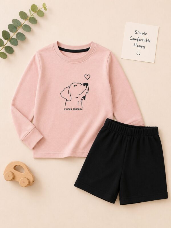KD014 (4) PawBliss Kids Co-ord Set for Boys and Girls