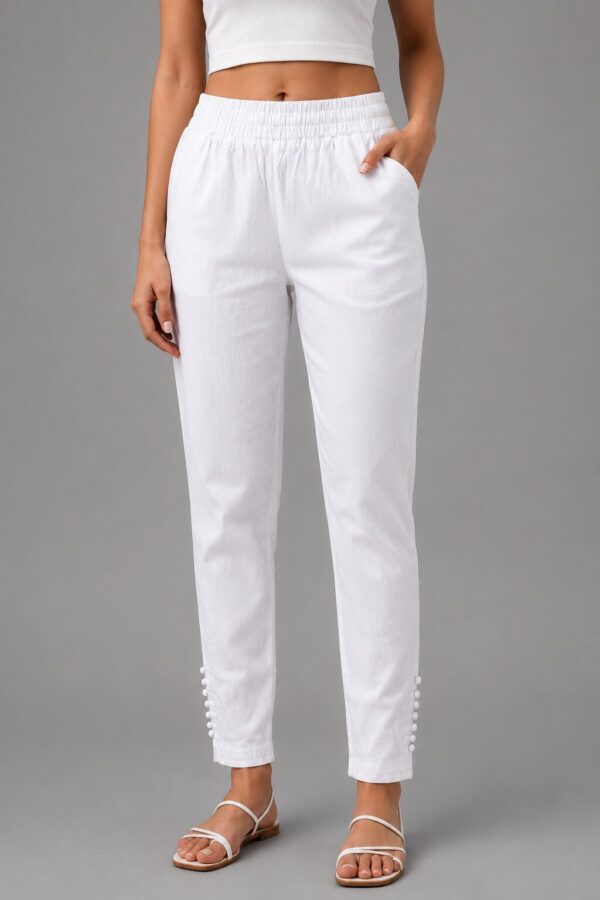 MJ101 (1) Snow Charm Pant ankle-length fashion pant for women