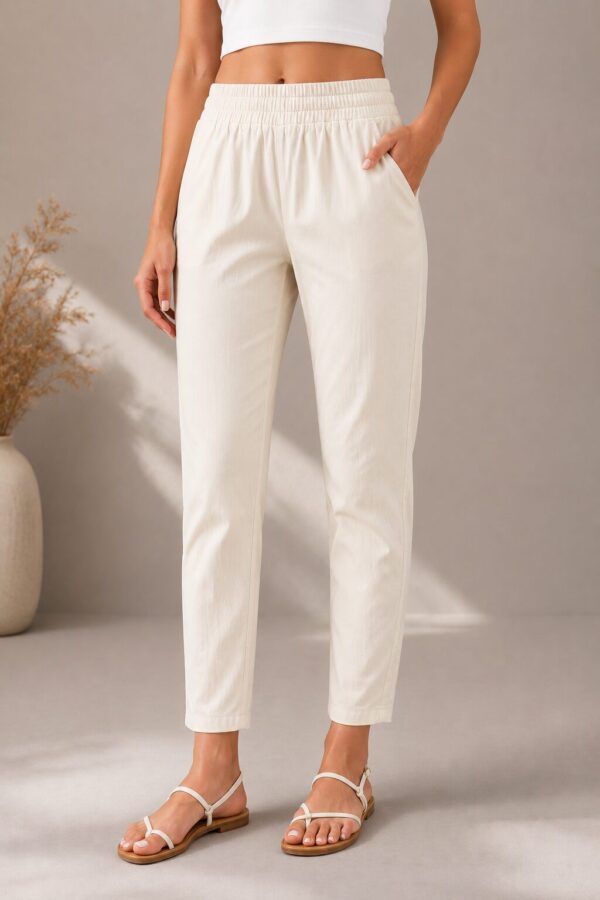 MJ102 (2) Pearl Comfort Pant with smart comfort fit for everyday and office wear