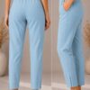 MJ103 (3) Blue Breeze Pant with comfortable ankle-length fit and stylish everyday design