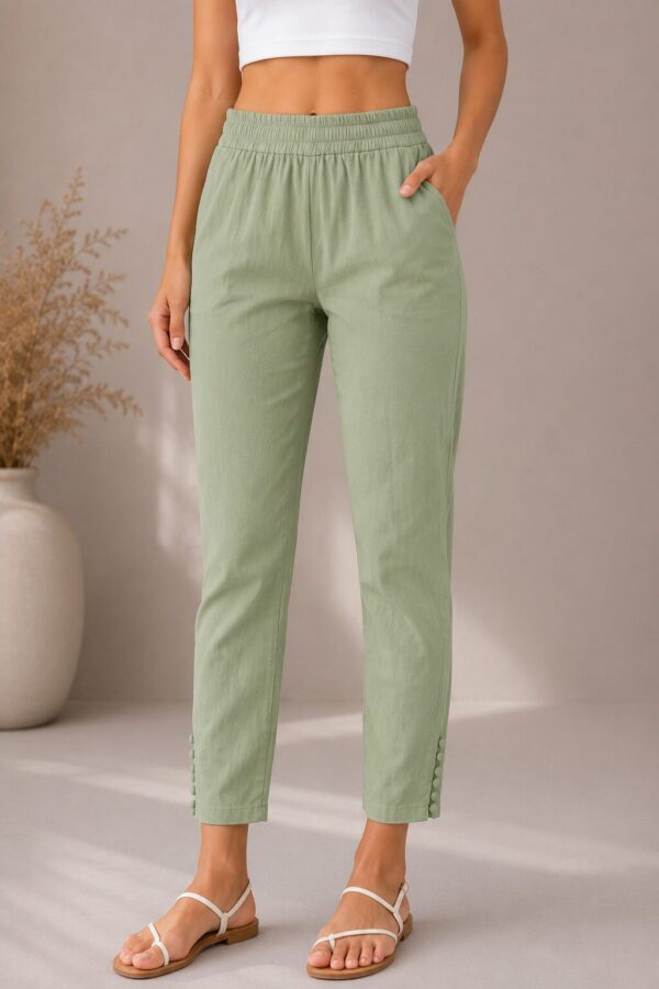 MJ104 (2) Meadow Charm Pant with smart casual fit and comfortable everyday design