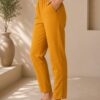 MJ112 (2) Marigold Pant with designer hem detailing and comfortable fit