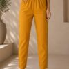 MJ112 (3) Marigold Pant with designer hem detailing and comfortable fit