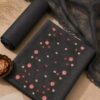 MJ202 (1) Grey Aura Dress Material with floral embroidery and matching embroidered dupatta