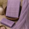 MJ208 (3) Lilac Party Wear Suit Material