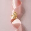 Crystal Accent Statement Ring for Women featuring sparkling crystal accents and elegant adjustable design