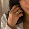 Crystal Stone Multi-Layer Finger Ring for Women featuring sparkling crystal stone and stylish multi-layer design