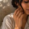 Interlocking Crystal Statement Ring for Women featuring elegant interlocking design and sparkling crystal accents