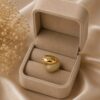 Crystal Pavé Statement Ring for Women with sparkling crystal detailing and adjustable anti-tarnish design