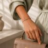 Dainty Crystal Tennis Bracelet for Women with sparkling crystal stones and adjustable elegant design