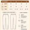 S.PANT SIZE Marigold Pant with designer hem detailing and comfortable fit
