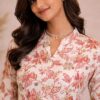 m12b Ivory Aura Floral Printed Kurti for Women