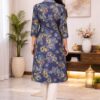 m1c Ishani Bloom Floral Printed Woven Kurti for Women