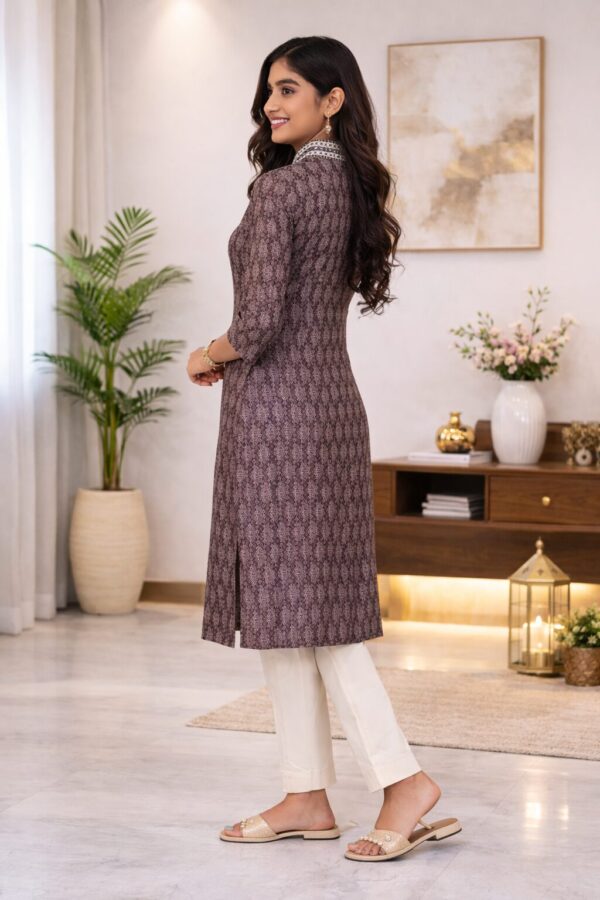 m2a Varnika Bloom Printed Woven Kurti for Women
