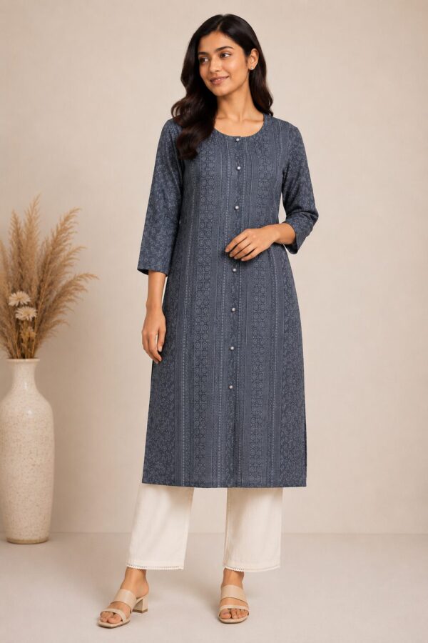 m9 (1) Ashira Front Button Chikankari Kurti for Women